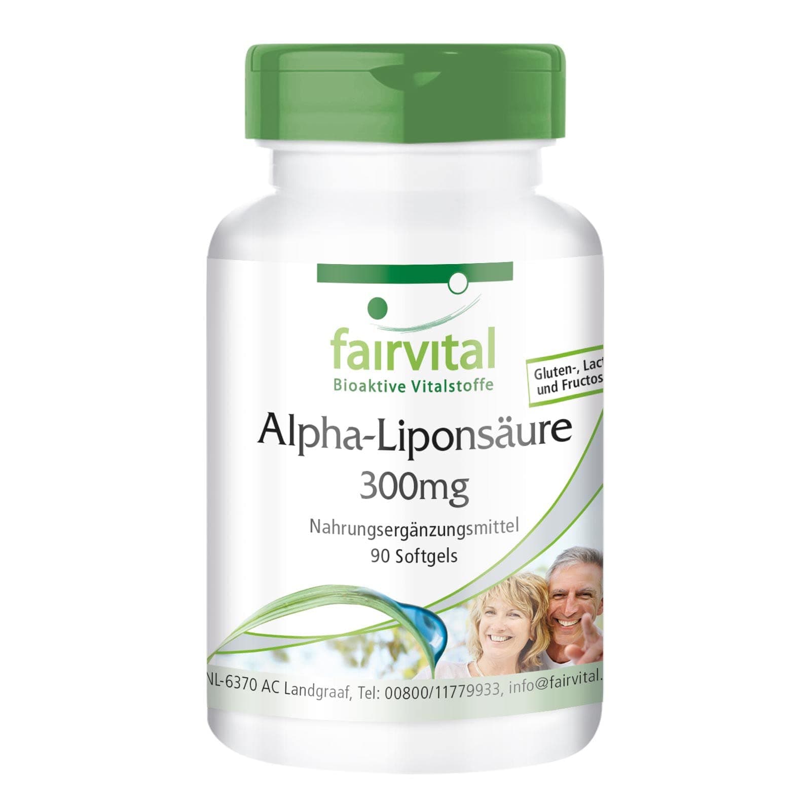 Fairvital | Alpha-lipoic Acid 300mg, Without Magnesium Stearate, 90 softgels