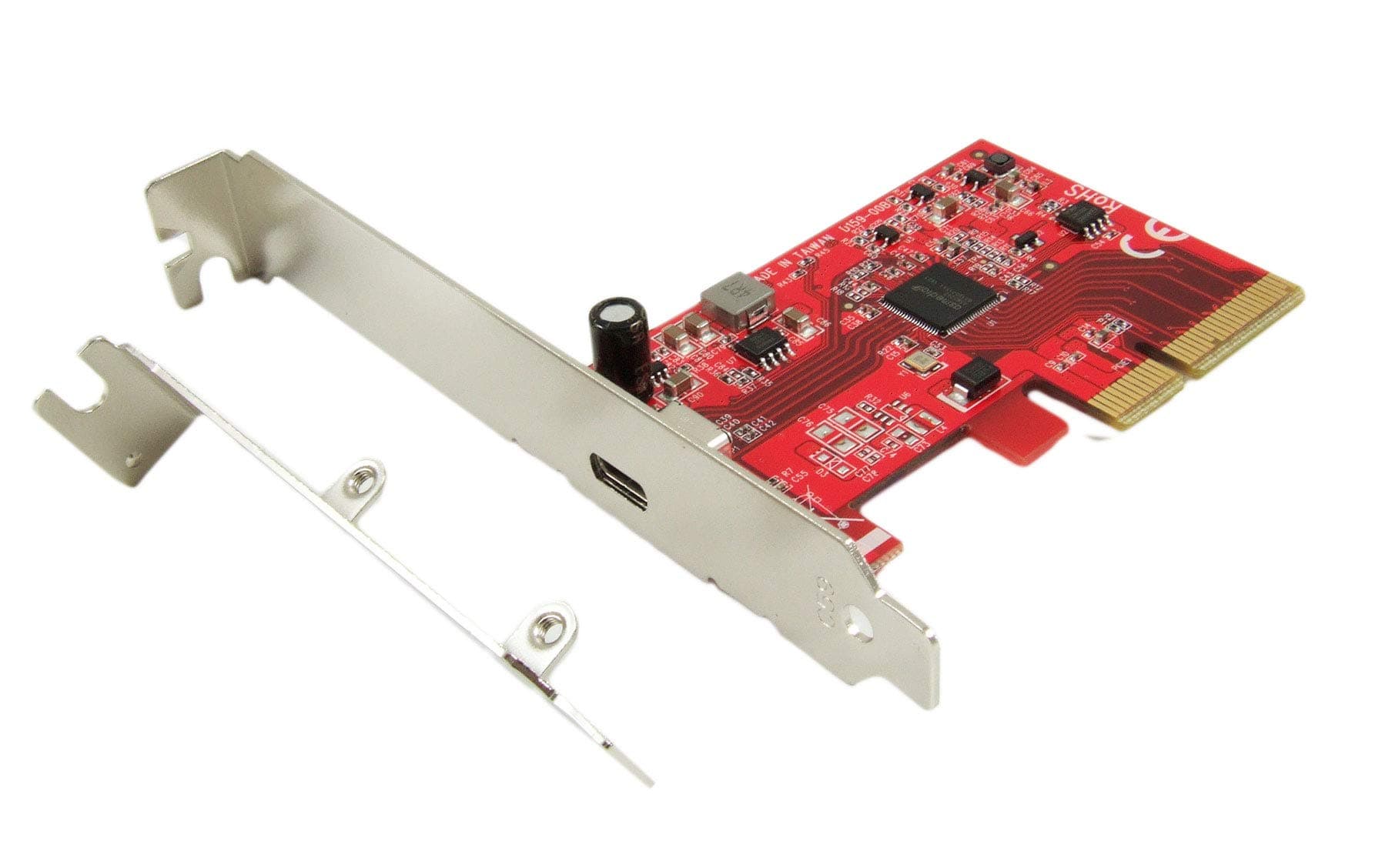 Ableconn PEX-UB159 USB 3.2 Gen 2x2 (20 Gbps) 1-Port Type-C PCIe 3.0 Card - USB 3.2 Gen2x2 PCI Express Gen3 x4 Lane Host Adapter Card (ASMedia ASM3242 Controller)