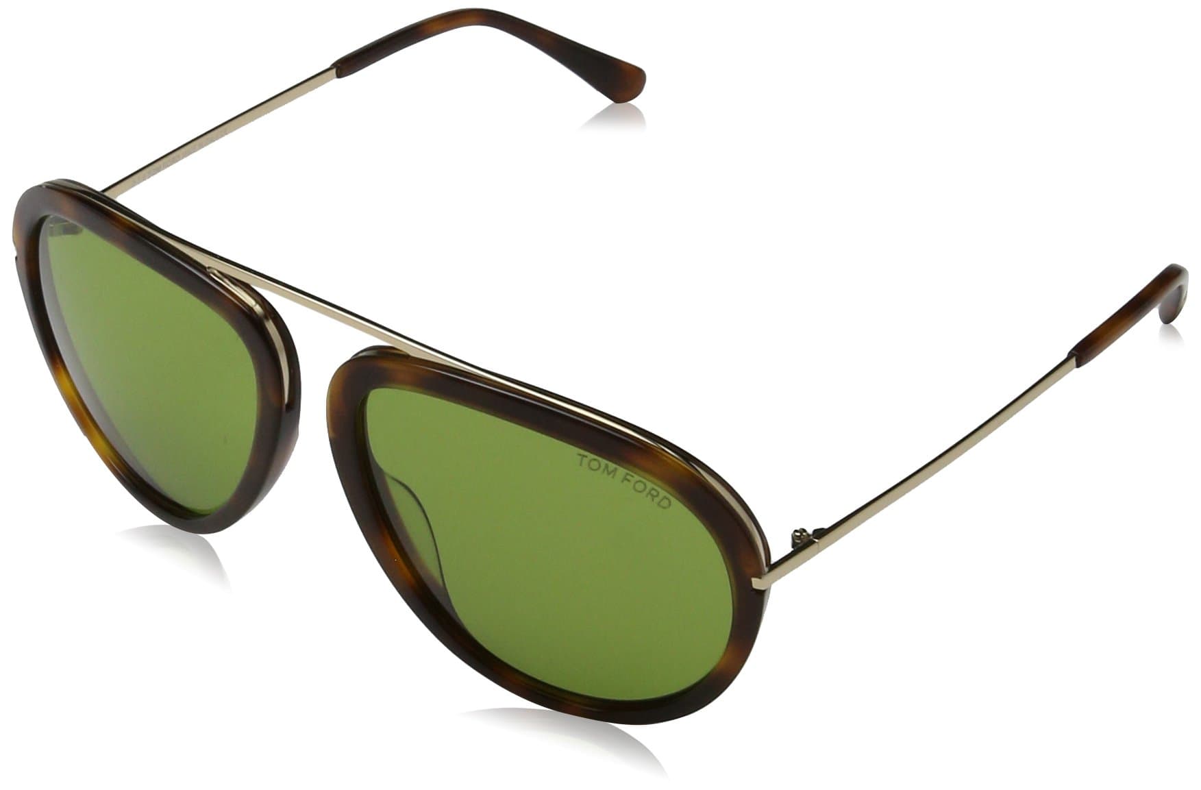 Tom Ford Sunglasses - FT0452 Stacy 56N - Havana/Green Lens (57/16/140)