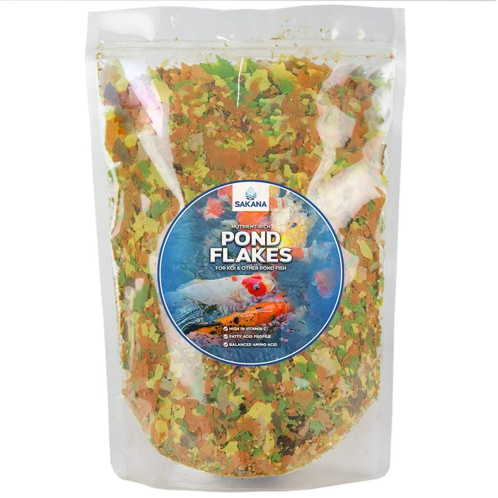 – SAKANA Multi-Pond Flakes | Premium Quality Aquatic Fish Food Mixture | Perfectly Balanced, All-Round Daily Feed for Cold-Water Fish | Healthy, Easily Digestible & Great Source of Nutrients (10kg)