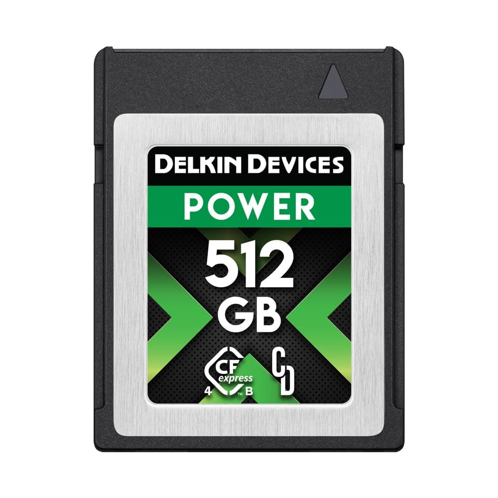 Delkin Devices 512GB CFexpress Type B 4.0 Memory Card for Digital Cameras | Ideal for Express Transfer of Images and Videos for Storage | 512GB Memory Card Storage