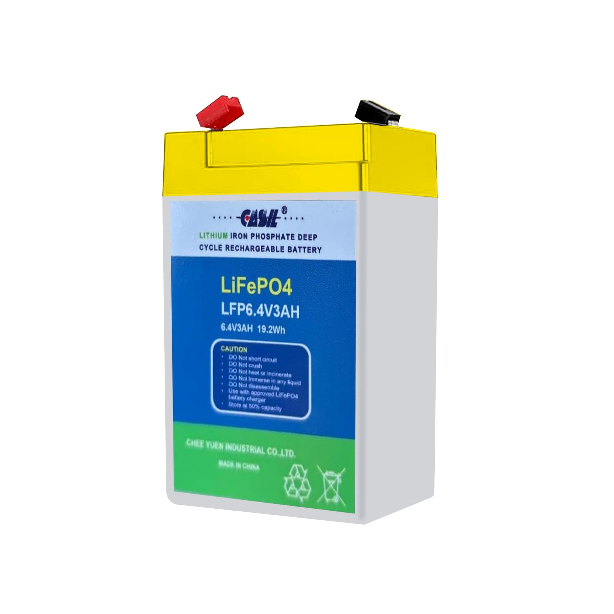 Casil 6V 4Ah Battery for Ride On Toys, SLA Rechargeable, Sealed Lead Acid, CA640 Replacement, NT6-4 Neata Compatible, 6V 4Ah Rechargeable Battery