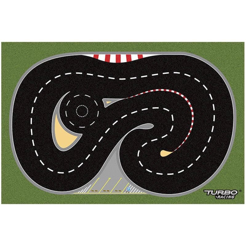 CALLPHA Race Track Scene Mat Vehicles Model Turbo Racing 1/76 Mini RC Car Parts Plastic Rubber Race Track (90 * 60cm)