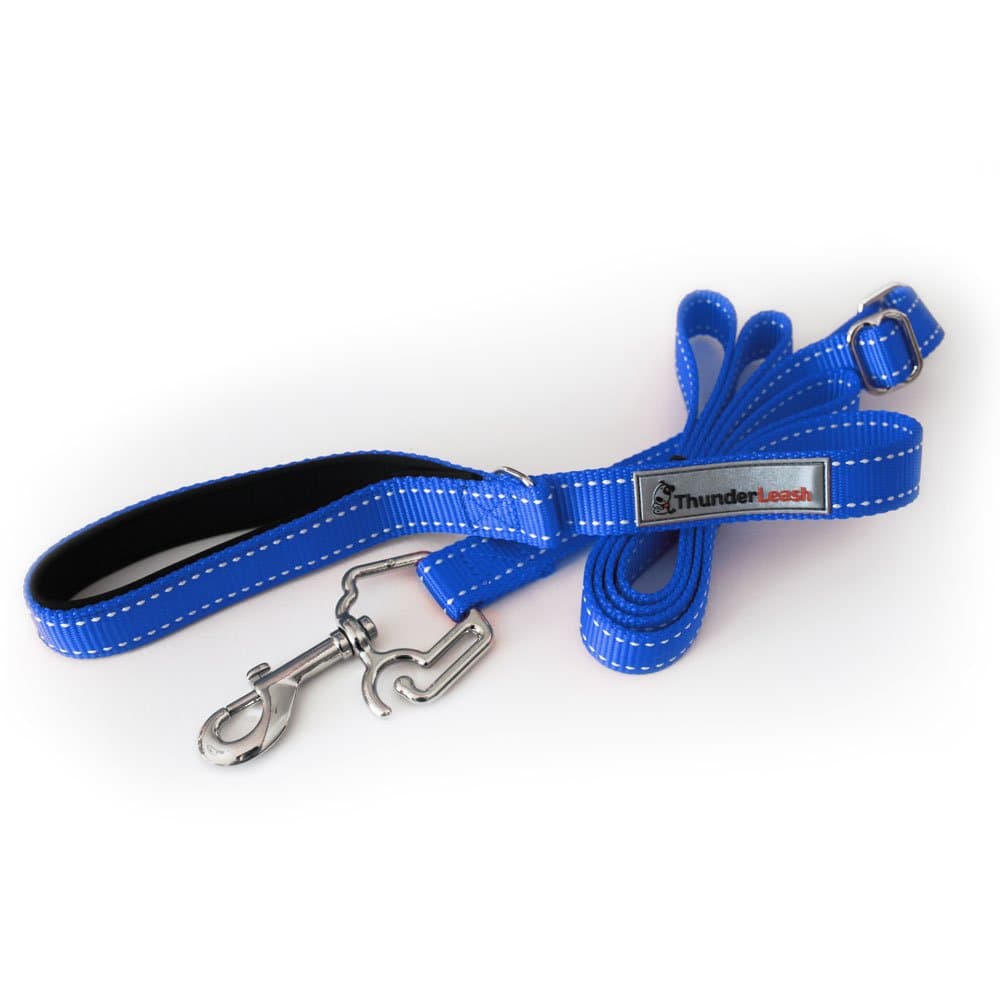 ThunderLeash No-Pull Dog Leash (Large (Over 25 lbs), Blue)