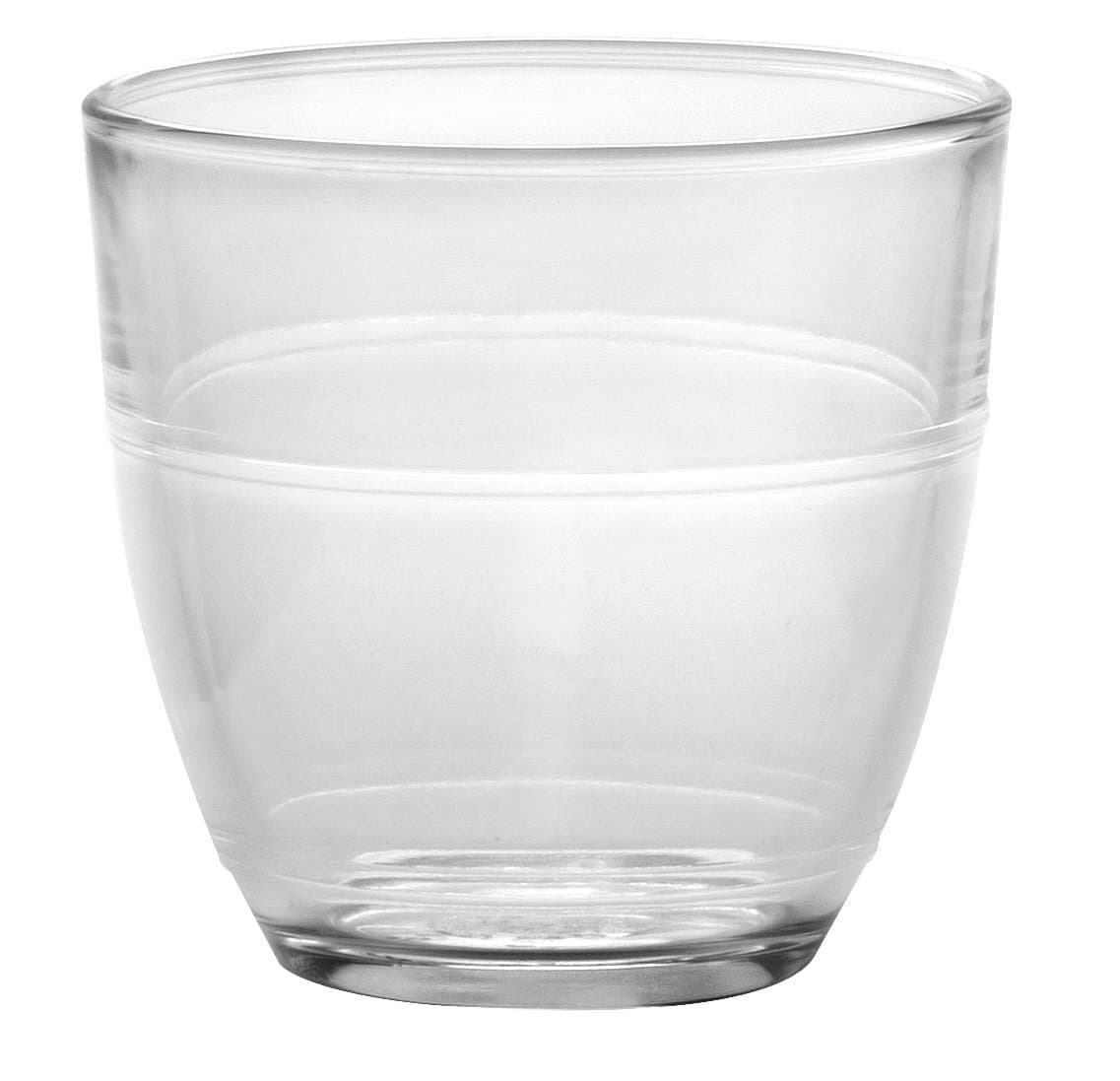 Gigogne Clear Glass Tumbler 220 ml (7 3/4 oz) Set Of 6 Water Glasses
