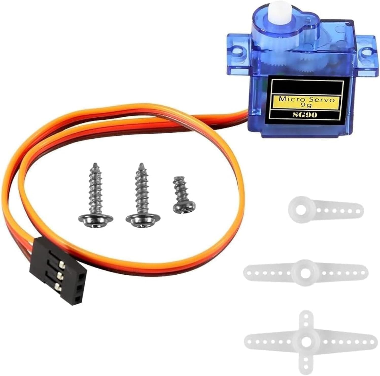 Sg90 Micro Servo Motor Mini 9G Kit Compatible With Rc Helicopter Airplane Car Boat Robot Arm/Hand/Walking/Servo Door Lock Control (1) - Precise And Versatile Servos For Your Projects