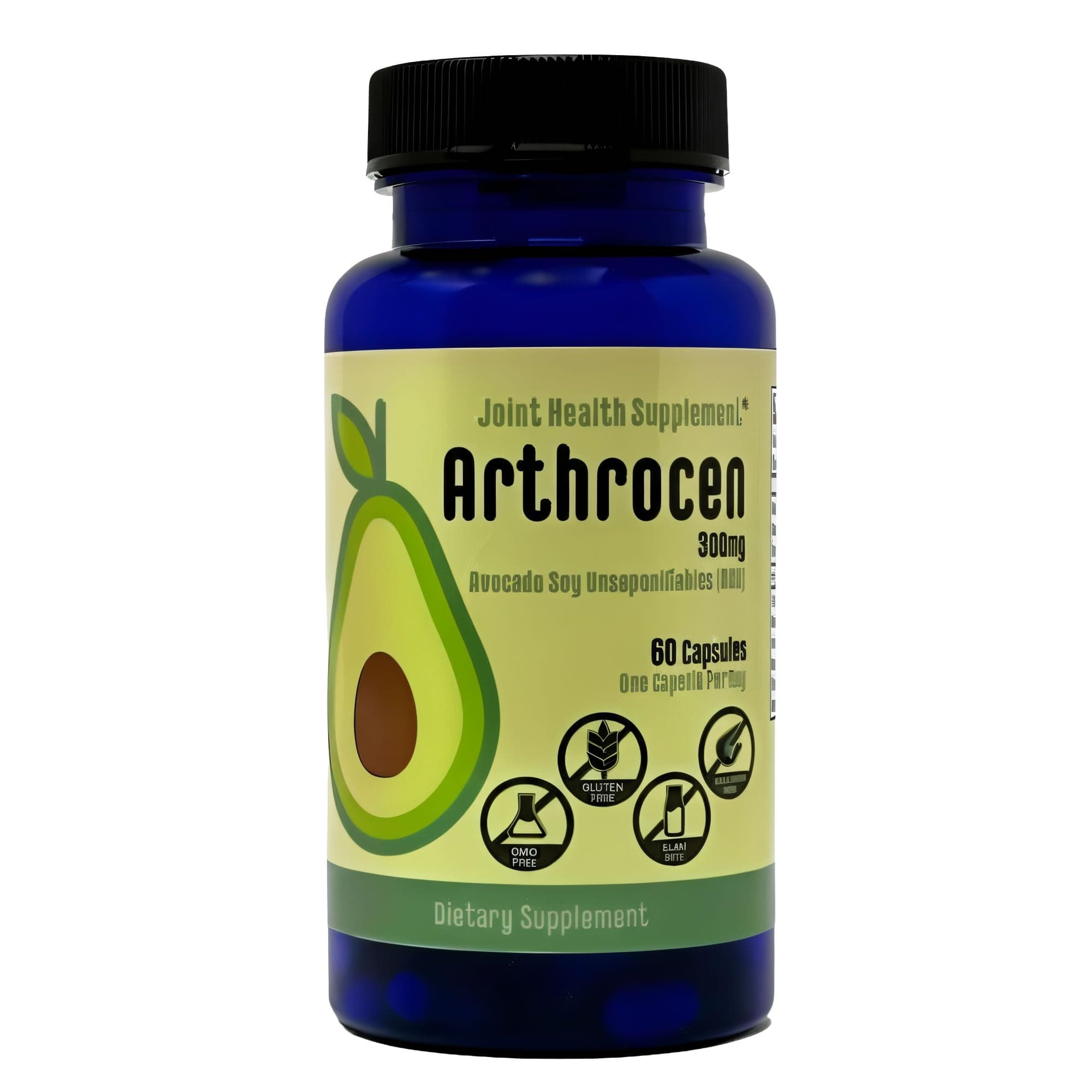300 mg Avocado Soy Unsaponifiables Joint Health Supplement 60 Caps 2 Month Supply