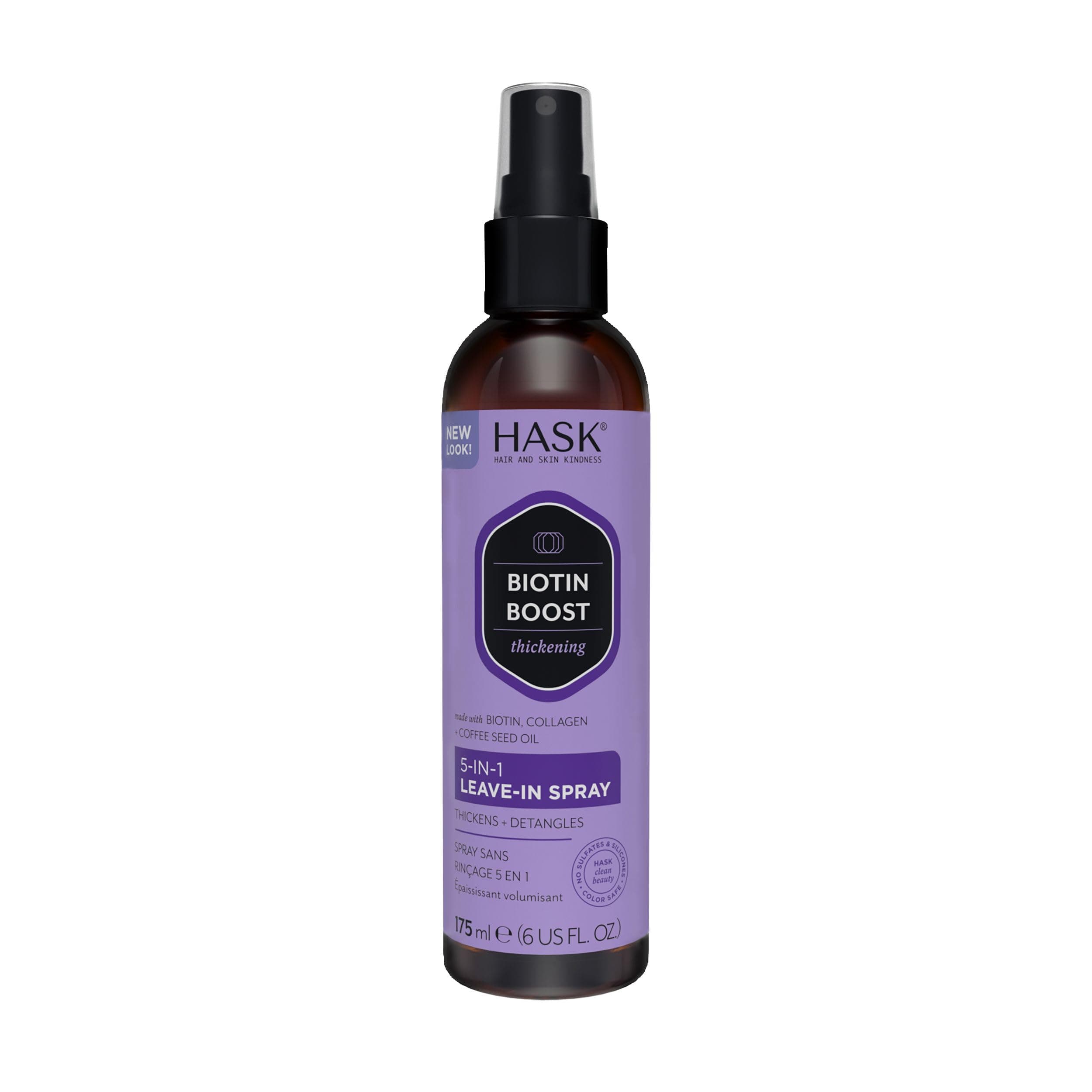Hask Biotin Boost. 5 In 1 Leave In Spray 175 ml, Black
