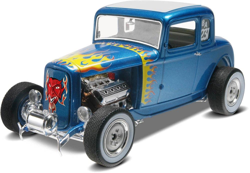 Monogram RVM4228 Revell '32 Ford 5 Window Coupe, Multi Colour