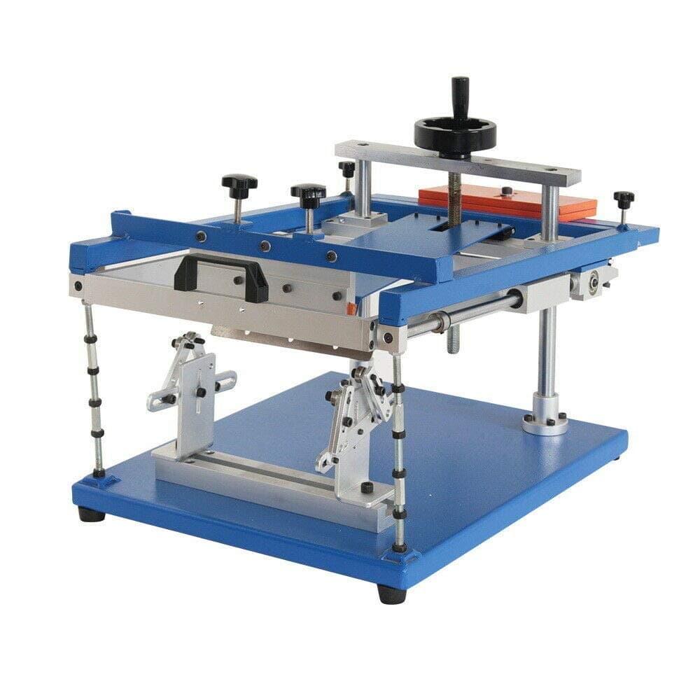 Manual Cylinder Screen Printer Machine for Bottle/Cup/Mug/Tube/Pen Surface Curve Press 240mmx 200mm