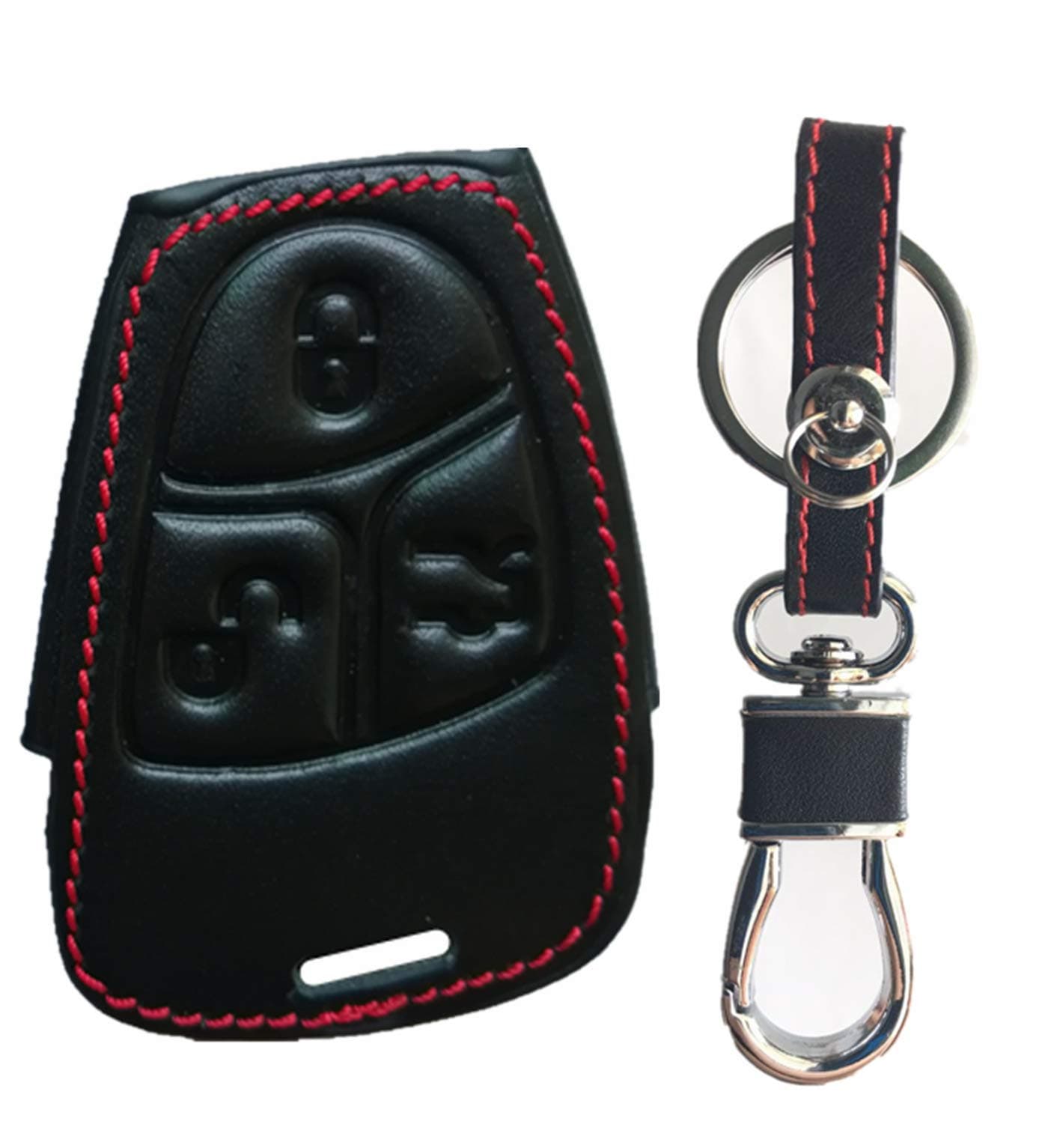 Leather Keyless Entry Remote Control Key Fob Cover Case protector For Mercedes-Benz Class A C E S ML CLK SLK C200 E320 350 CLS IYZ3312