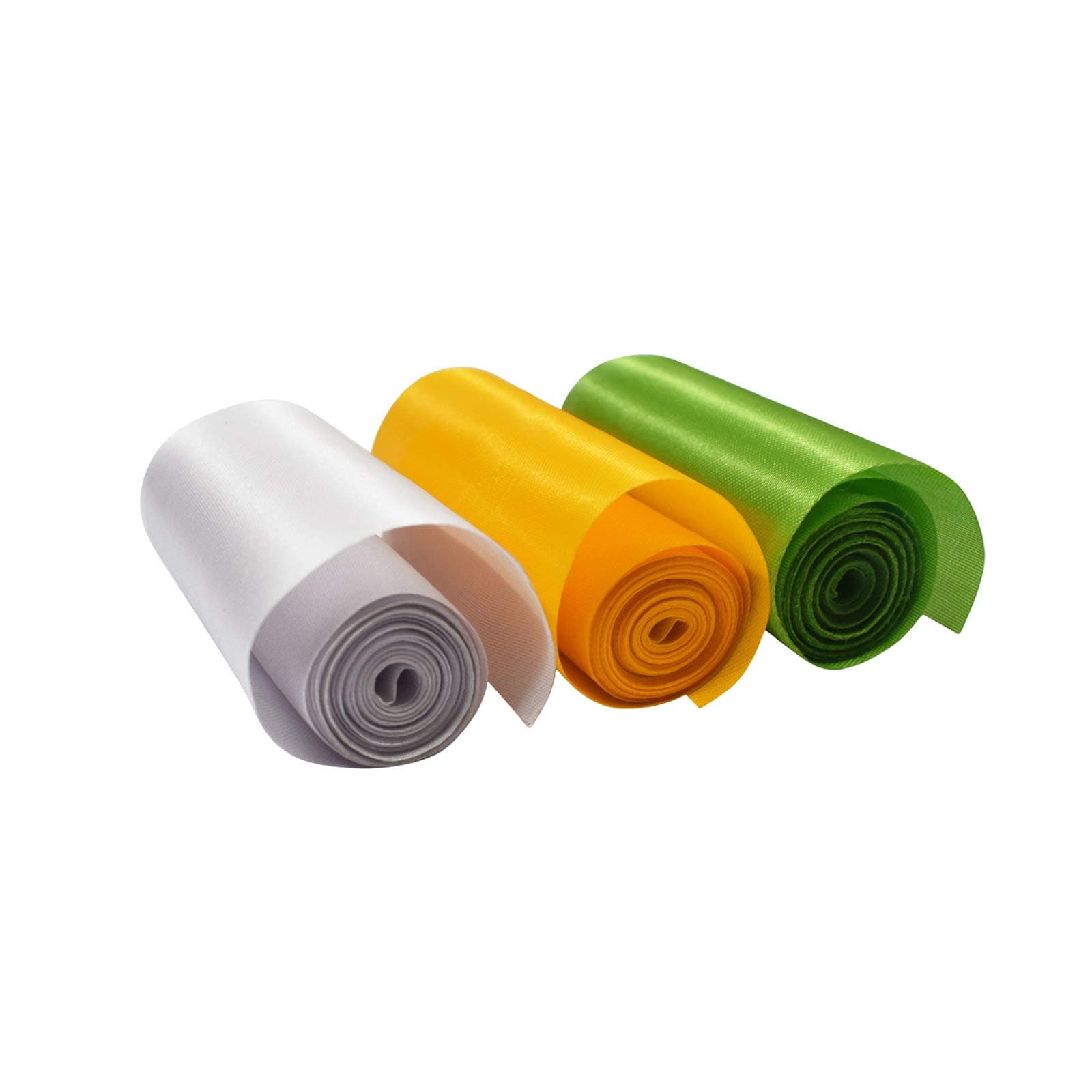 Asian Hobby Crafts Satin Ribbon 3": Length 3m Each : Pack of 3 Colors : for Scrapbooking, HobbyCrafts etc.