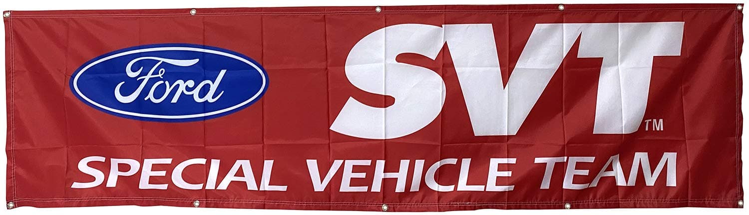 Ford SVT Flag Automotive Special Vehicle Team Racing 2x8ft banner