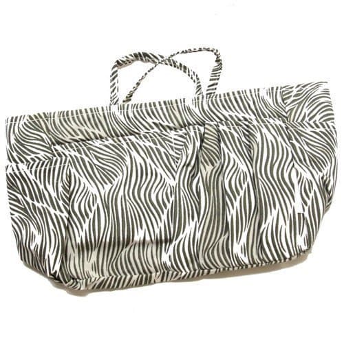 The Plaid Purse Bag Organizer - Zebra Print