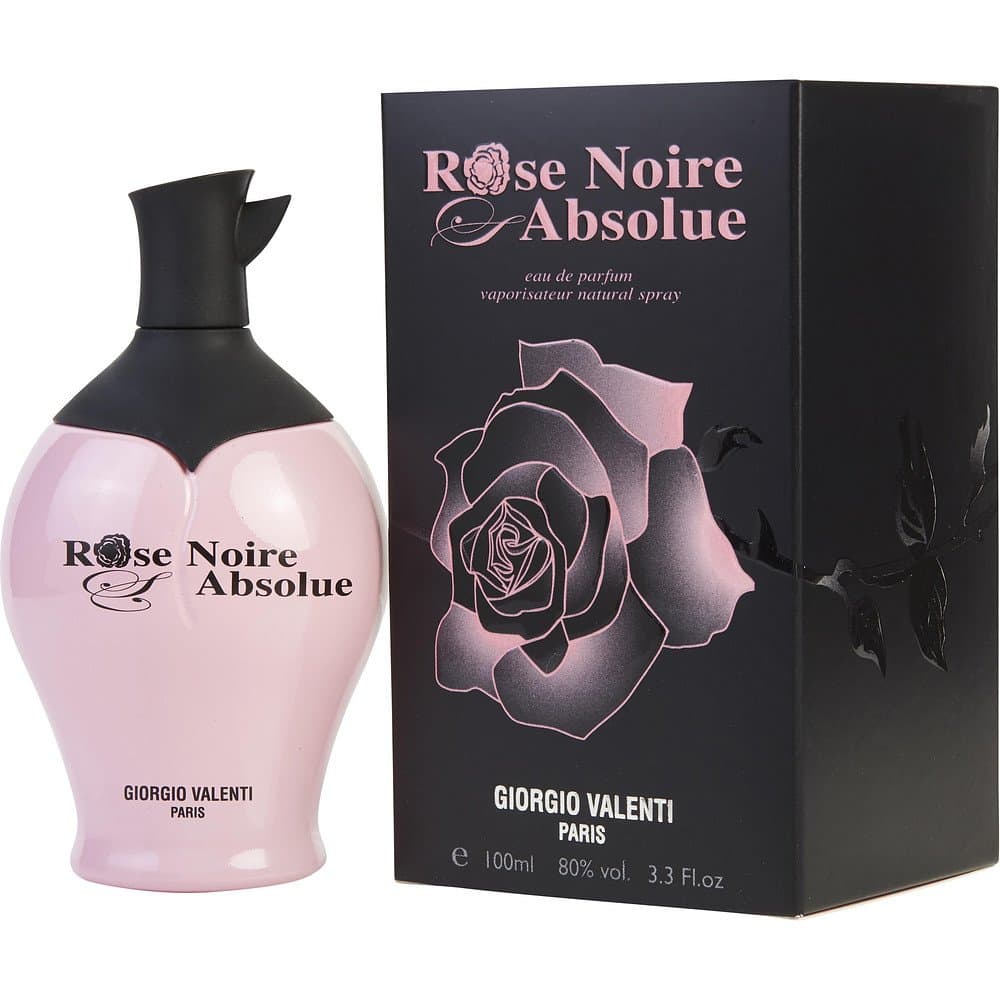 ROSE NOIRE ABSOLUE by Giorgio Valenti EAU DE PARFUM SPRAY 3.3 OZ (Package Of 4)