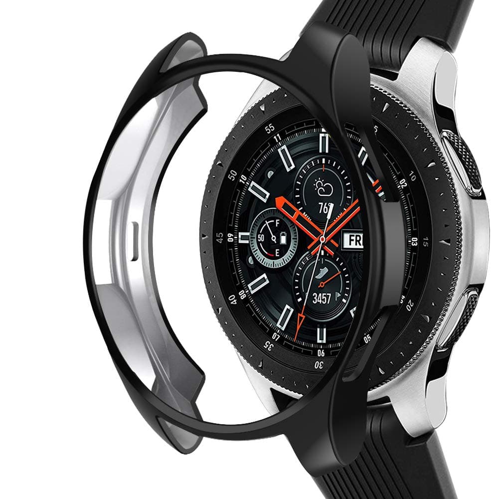 TPU Slim Case for Samsung Galaxy Watch 46mm, Shock-Proof and Protective Bumper Shell