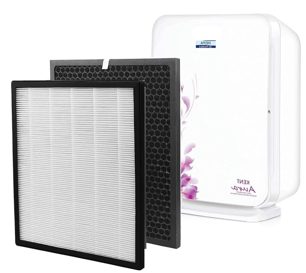 FINEHEPA Replacement Hepa and carbon Filter set Compatible with KENT AURA Air Purifier