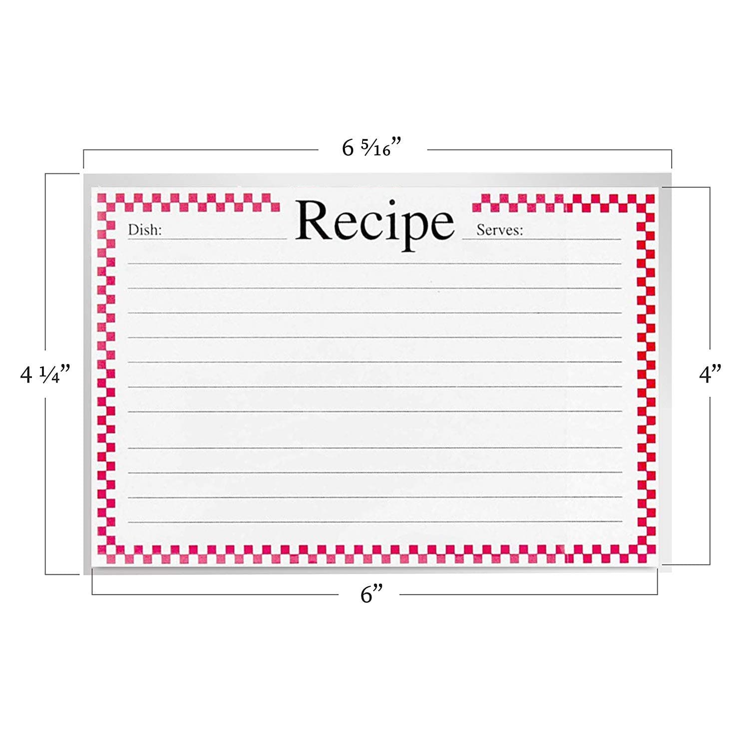 4x6 Recipe Cards Protectors,Recipe Card Sleeves,100 Count,Recipe Cards Covers