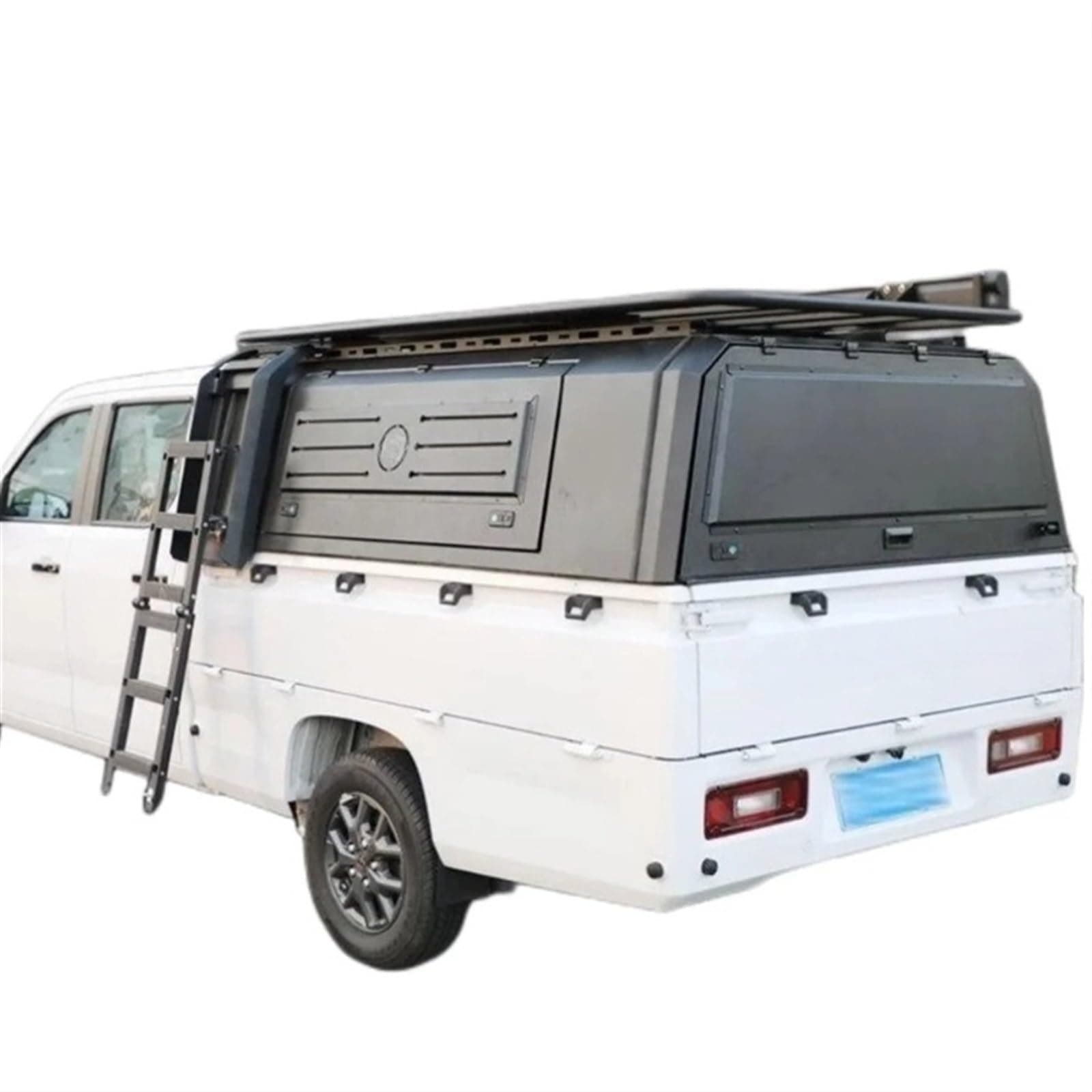 liujialigr Custom Pickup Truck Folding Hardtop Topper No Drill Installation Tonneau Cover Compatible For Toyota, liujiali2001