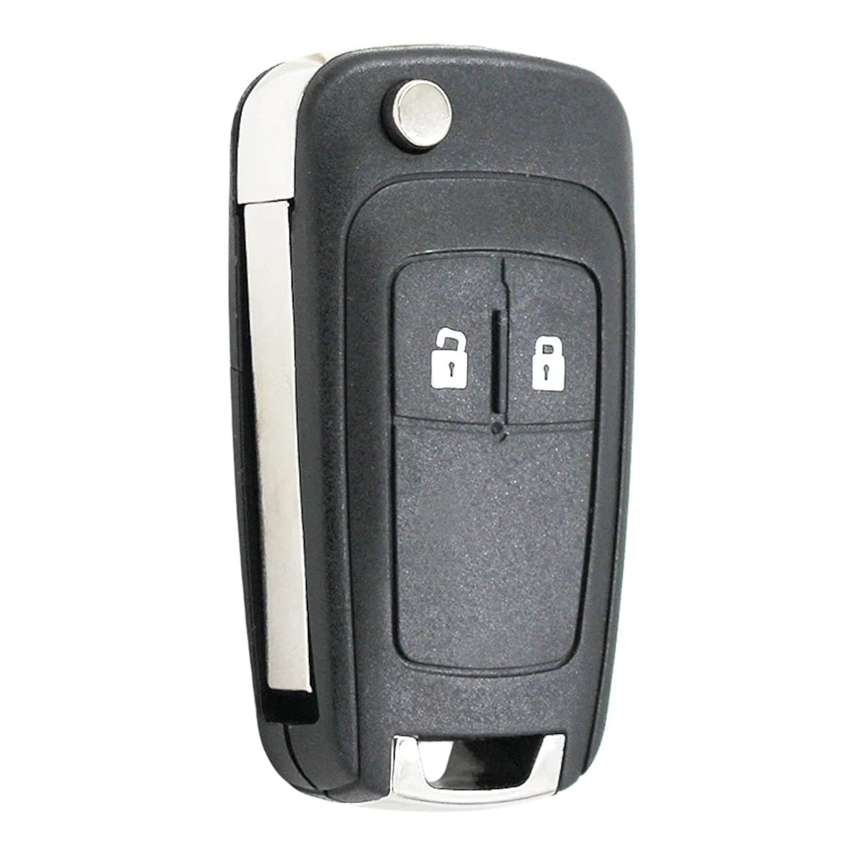 2 Buttons Remote for Vauxhall Opel Insignia Corsa Astra J Zafira Meriva Mokka Adam Karl Viva | Case Cover | Flip Blade | Lock Unlock Button | Compatible ring Accessories