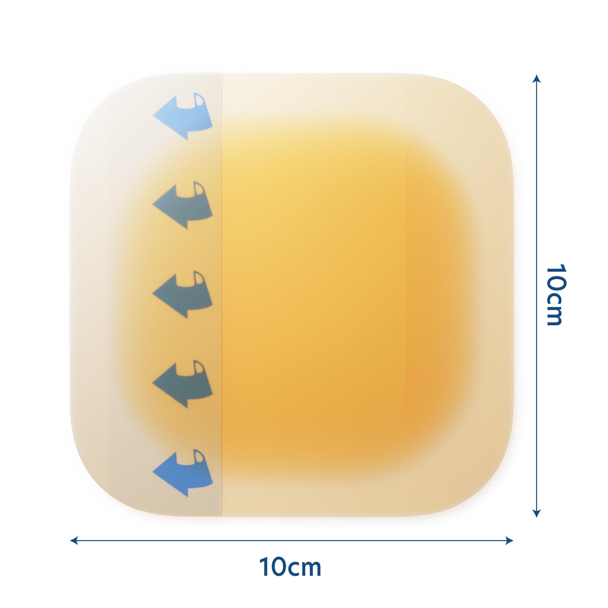 Cutiderm Bordered Hydrocolloid Dressings 10 x10 cm - Pack of 10