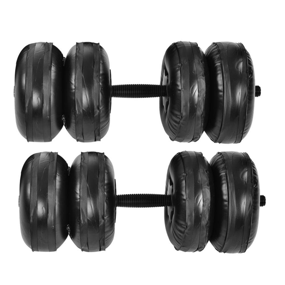 25kg Weights Dumbbell Set, Adjustable Water Dumbells For Bodybuilding Exercise with 8 Fitness Weight Bags, 2 Levers, 4 Extension Rods, 4 Fixing Washers (Fast Delivery)