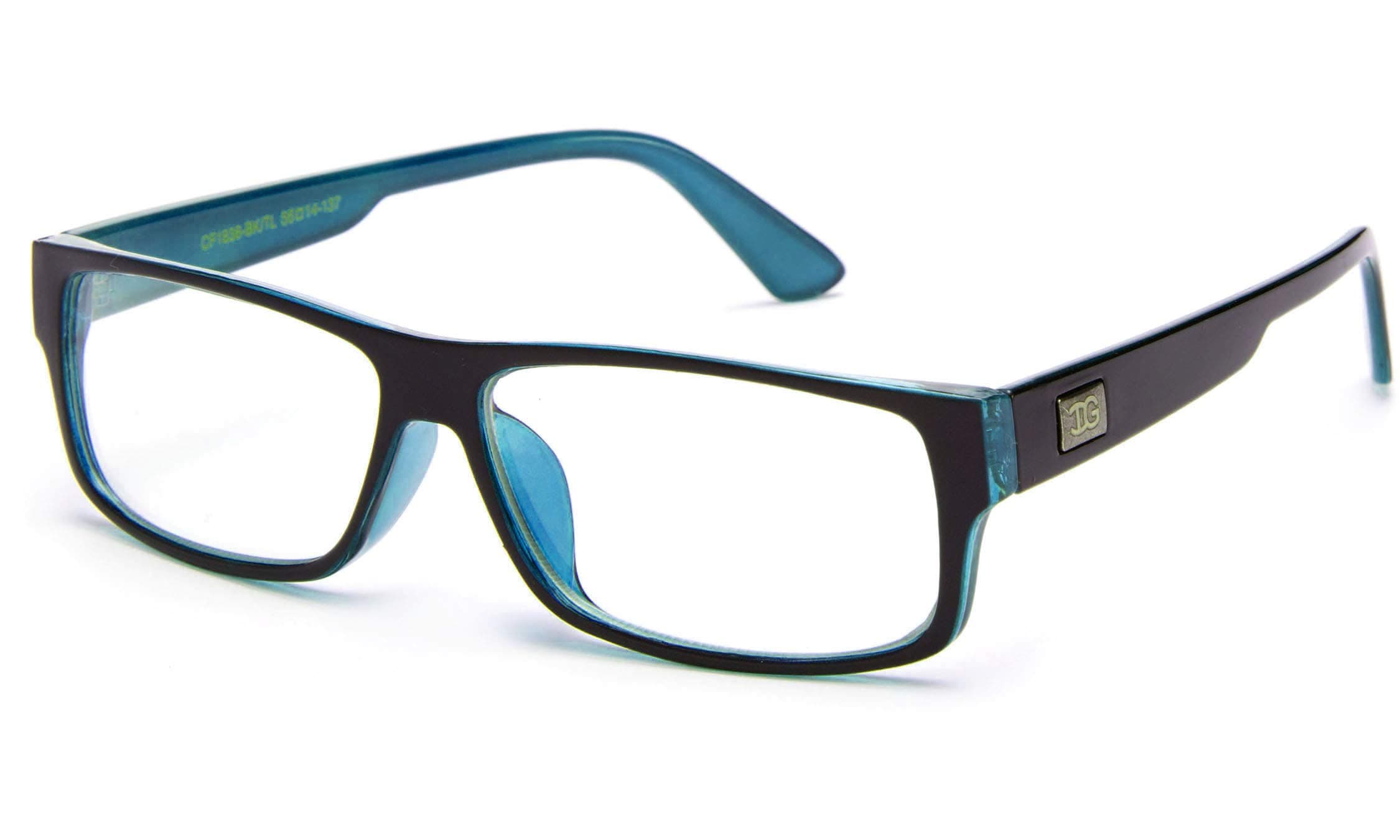 Newbee Fashion - "Kayden" Retro Unisex Plastic Fashion Clear Lens Glasses