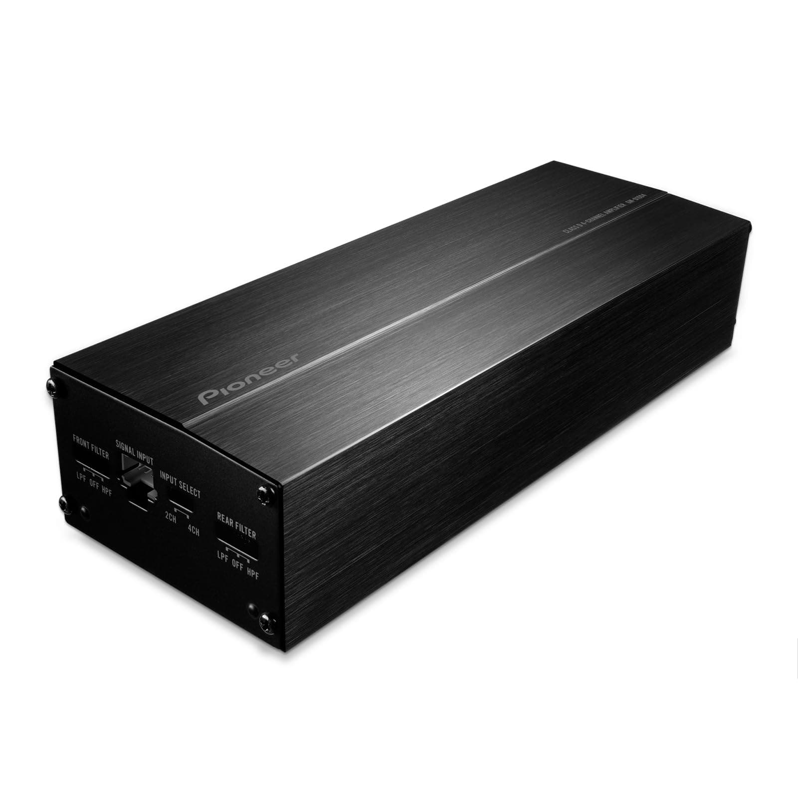 Pioneer GM-D1004 Easy to install, 4-channel car amp with TVC concept and input sensor (400W) , Black