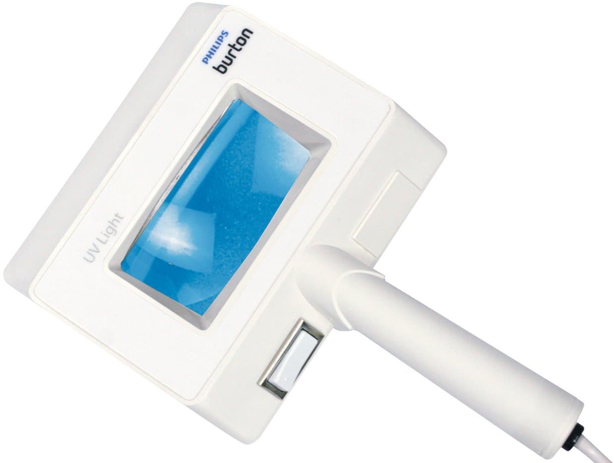UV503 UV Light with Magnifier, 2 White/UV Bulb, 120V Model