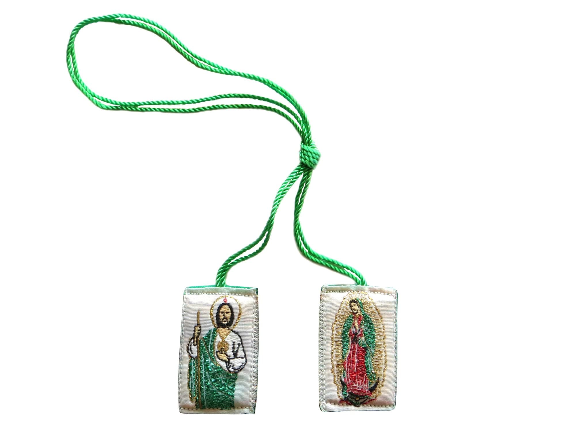 Escapulario De San Judas Tadeo con la Virgen de Guadalupe Jude The Apostle with Our Lady of Guadalupe