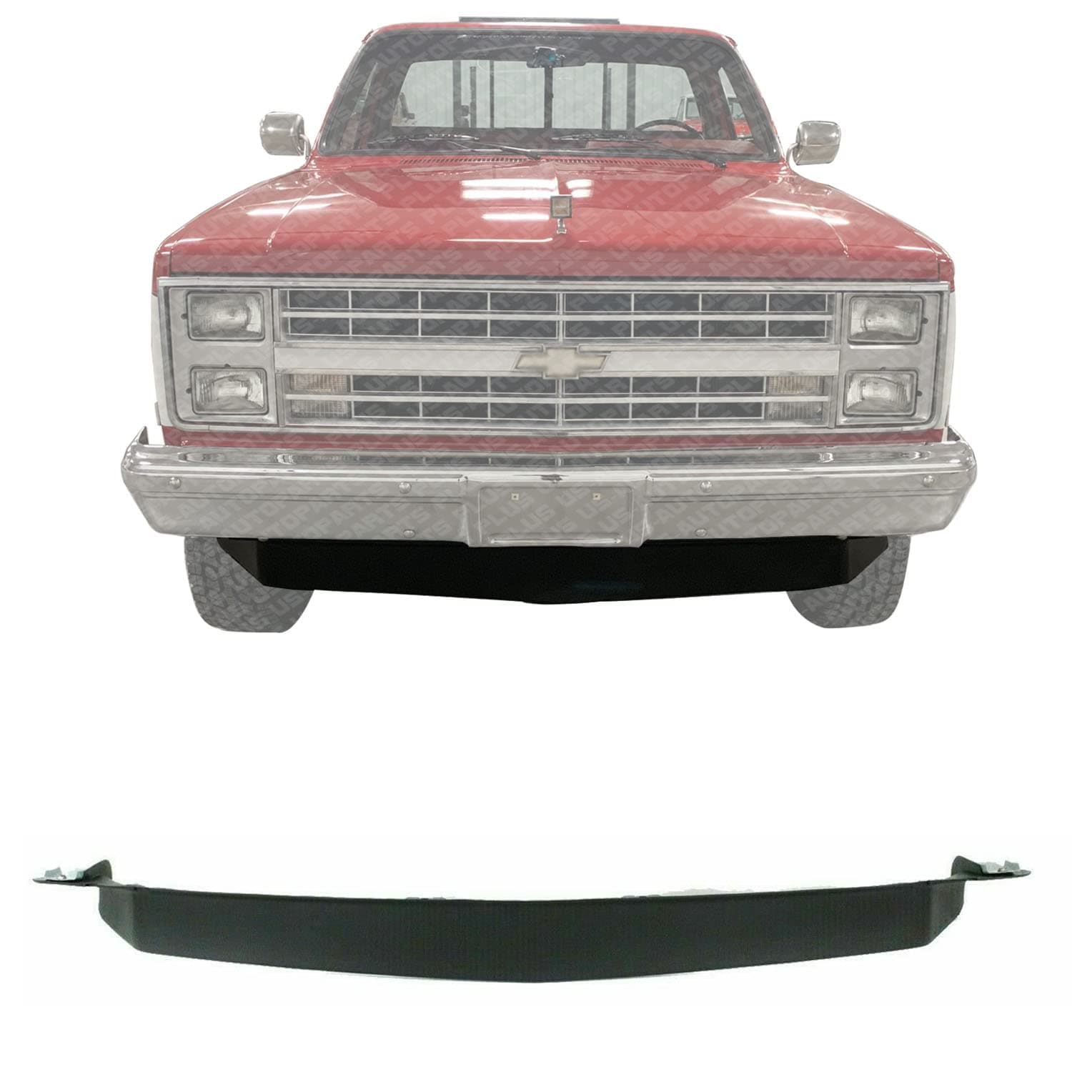 New Front Bumper Lower Valance Air Deflector Primed Direct Replacement For Chevrolet & GMC C/K Series 4wd 1981-1986 15569086 GM1092123