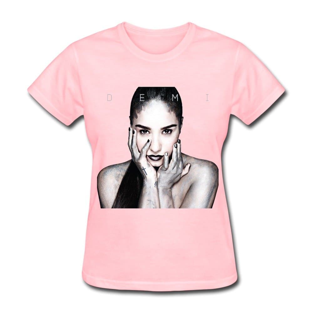 HANJ Demi Lovato Tour 2016 T Shirt For Women Black