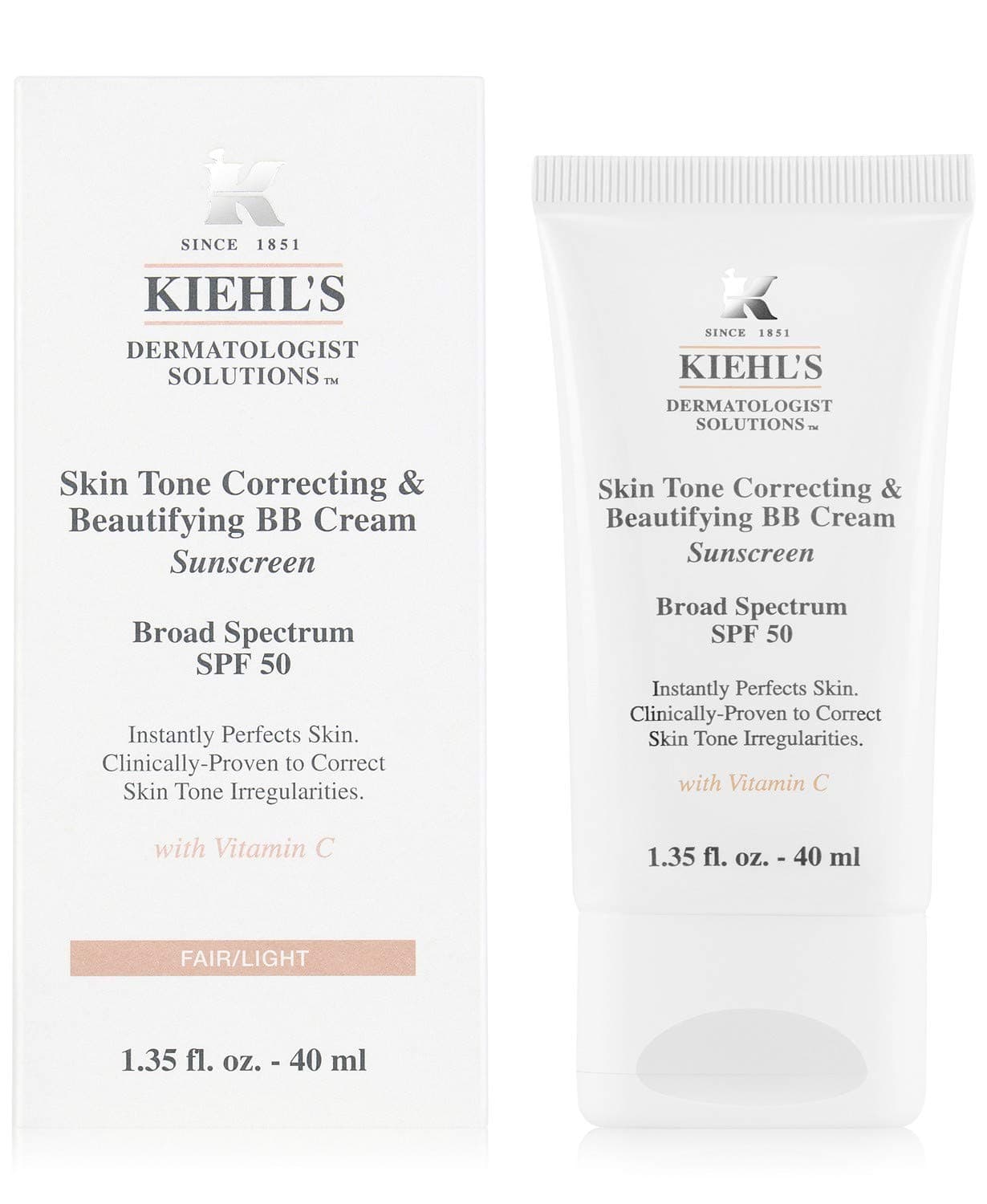 Kiehl s Since 1851 Skin Tone Correcting & Beautifying BB Cream 1.35 oz (Fair/Light)