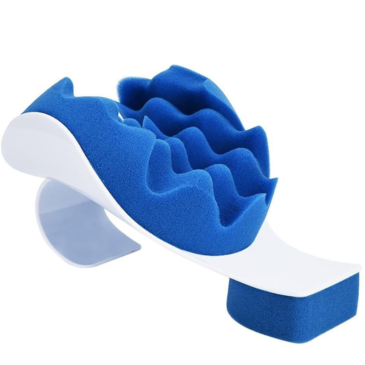 BodyHealt Neck and Shoulder Relaxer - Cervical Traction Device for TMJ Pain Relief & Spine Alignment. Neck Stretcher for Migraine Relief & Neck Support. Chiropractic Hump Corrector Neck Pain Pillow