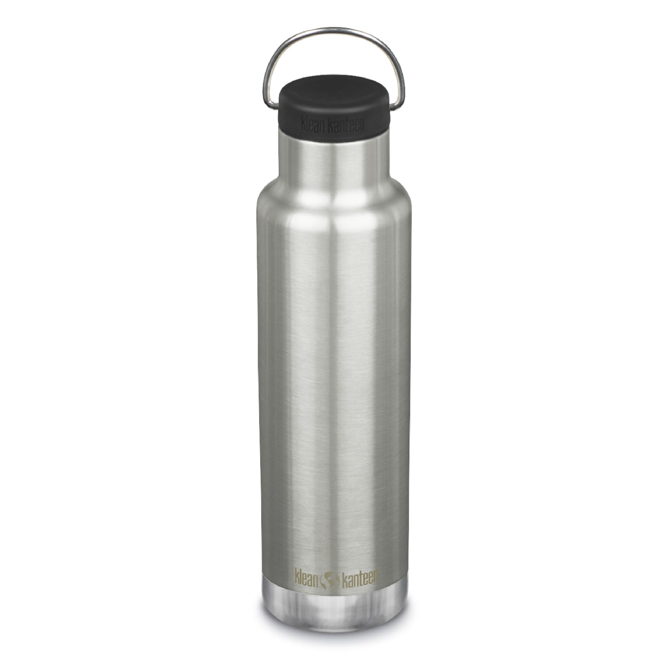 Klean Kanteen Insulated Classic 20oz (w/Loop Cap) Brushed Stainless