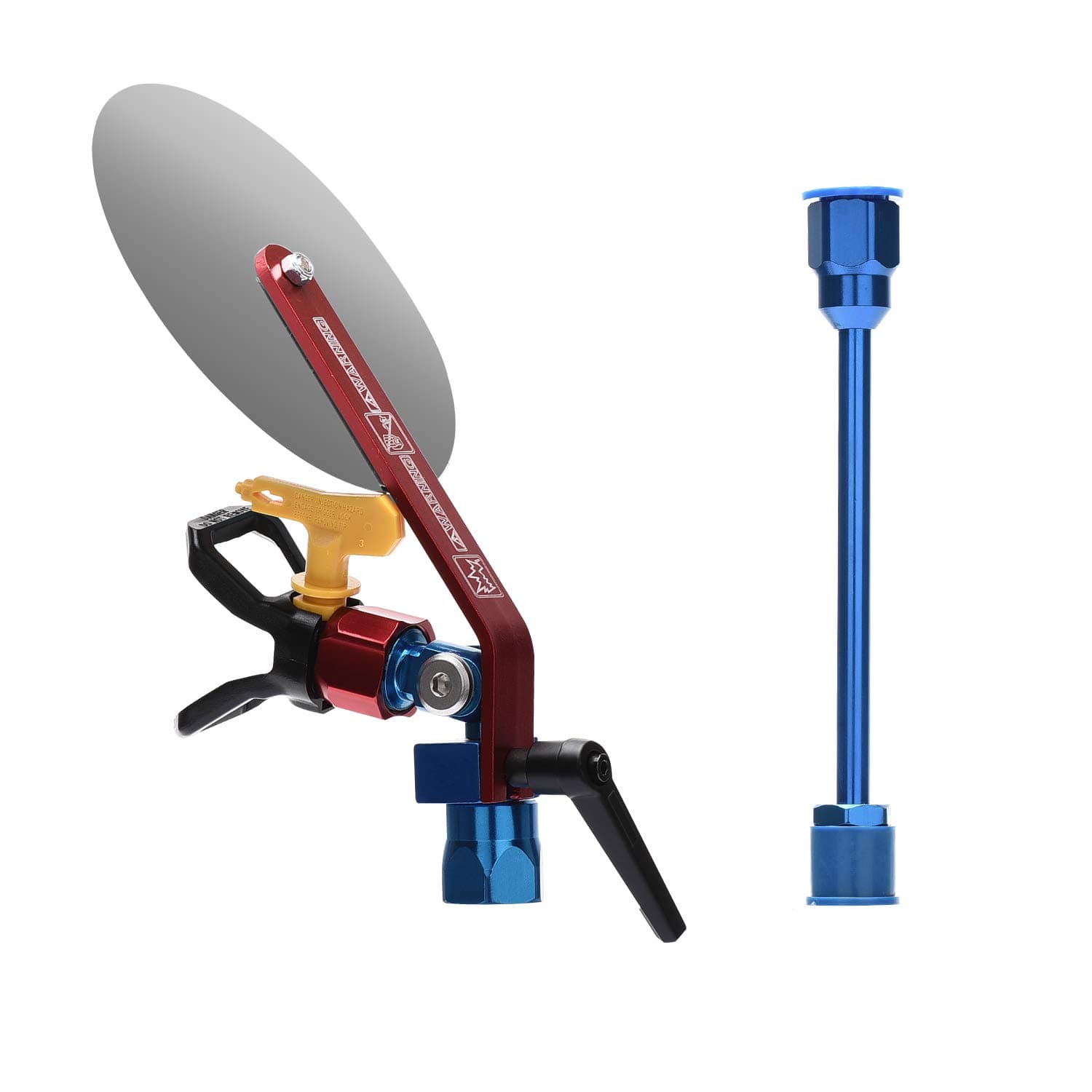 Universal Airless Paint Spray Guide Tool with Extension Pole, 517 Spray Tip and Tip Guard for 7/8'' Airless Paint Spray Gun Sprayers