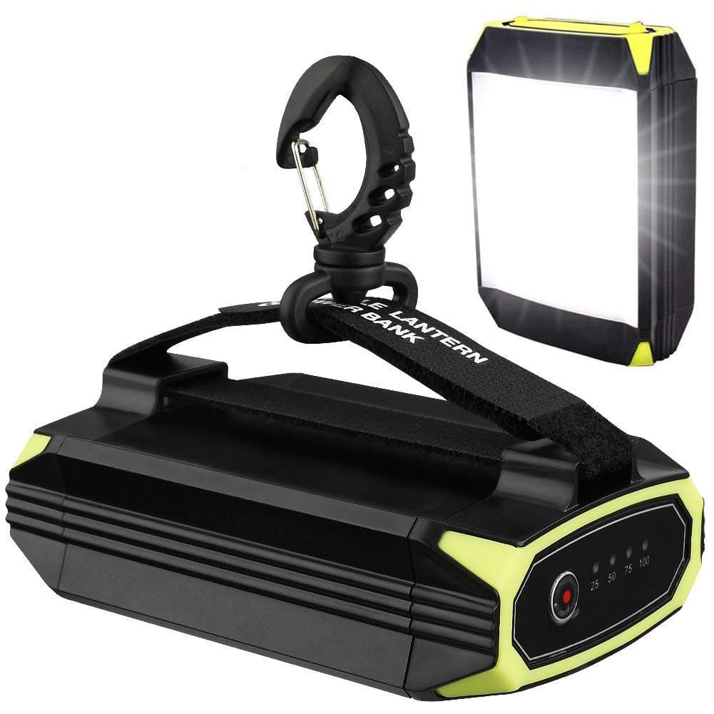 VOOPH LED Camping Lantern, Portable Camping Lights 6000Mah Battery IP65 70Hours Rechargeable Tent Light for Home Garden Outdoor Hiking Fishing Emergency Power Bank Outdoor Fishing Light