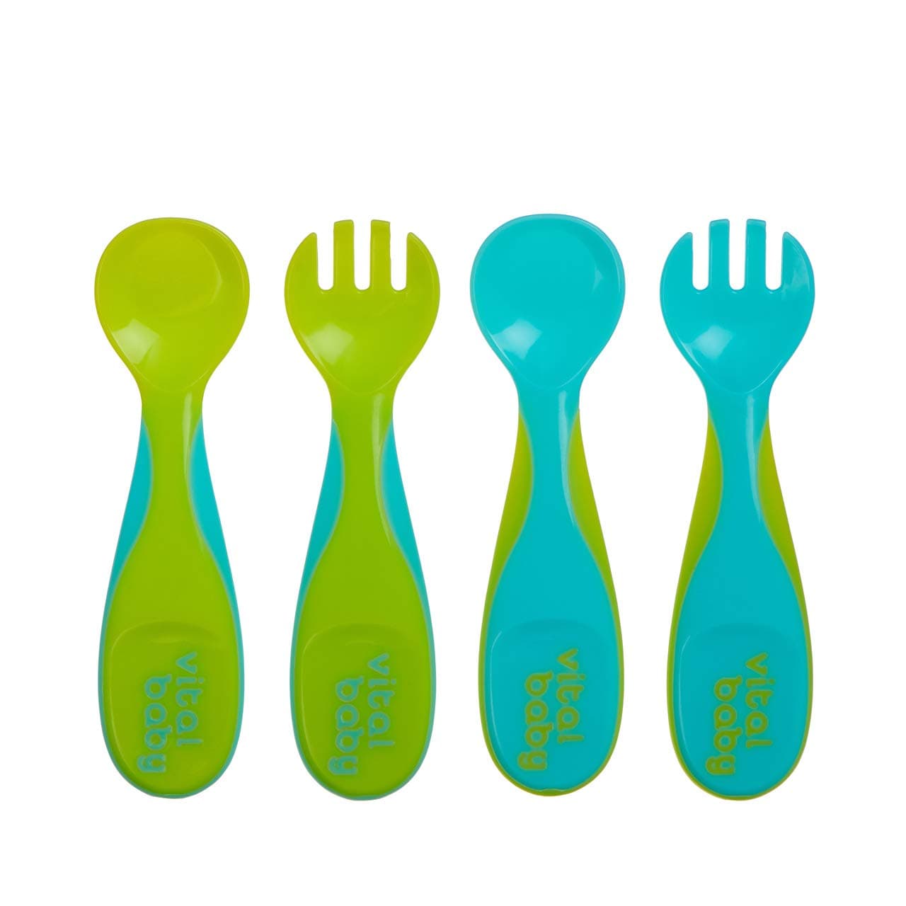 Vital Baby Nourish Chunky Cutlery Set, Pop, 4 Count