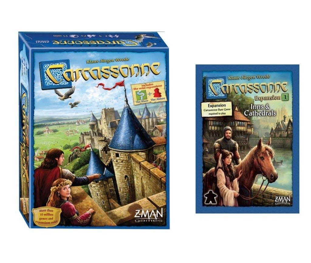CarcassonneBundle - Basic set with Inns and Cathedrals expansion