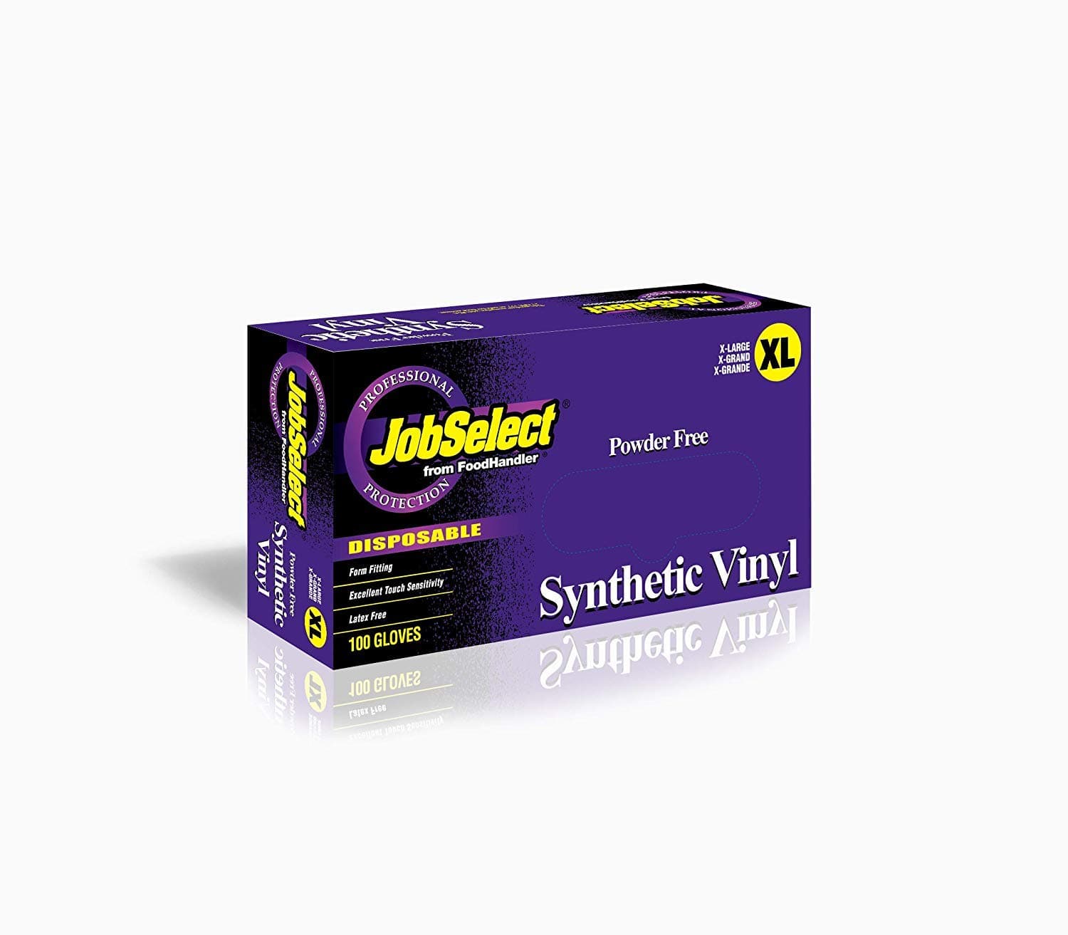 JobSelect 103-418 JobSelect Synthetic Vinyl X-Large White (Pack of 1000)