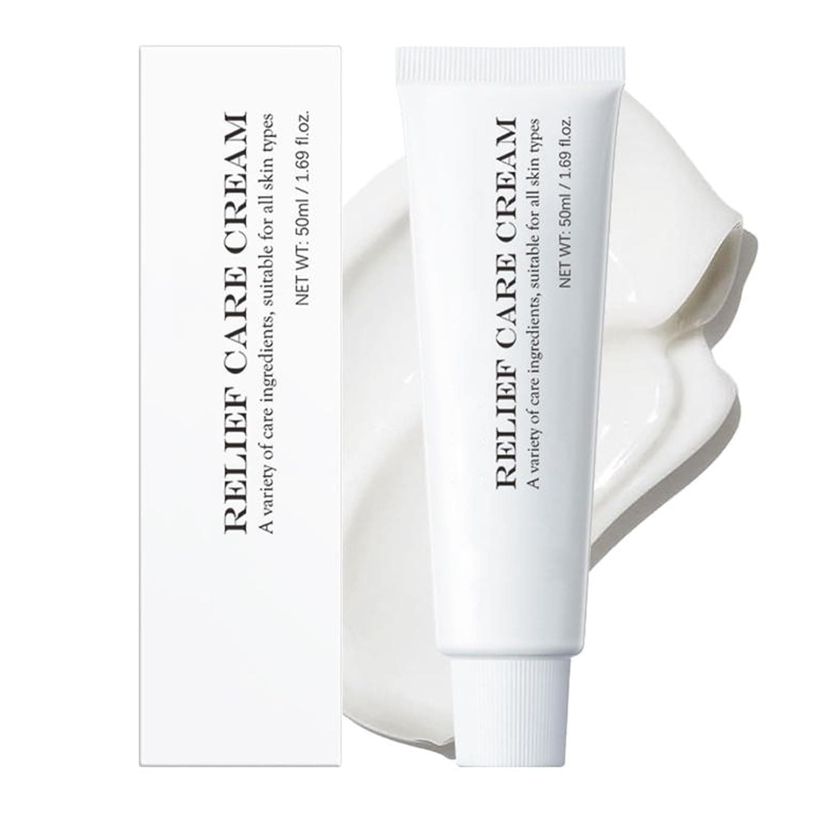 345 Relief Cream - Face Cream For Women - Face Moisturizer For Acne & Repair Damage Skin - Barrier Repair Cream Soothing For Most Skin Type - Face Cream For Mature Skin 50 ML