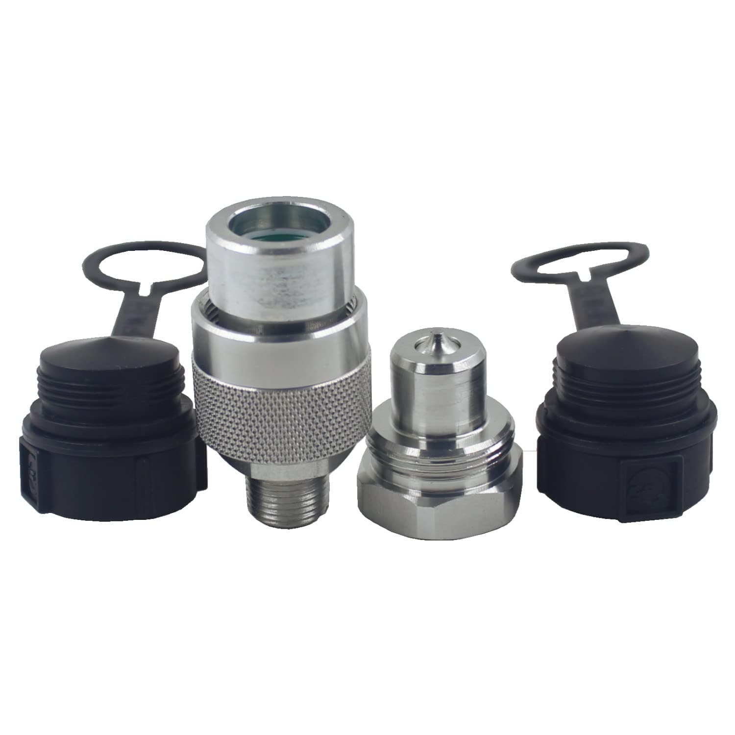 KZE-B-03 3/8'' NPT 10000PSI Hydraulic High Pressure Quick Connect Coupling Quick Coupler Set Replaces Enerpac C-604
