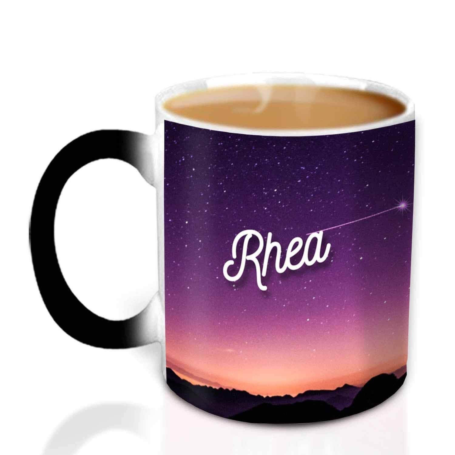Hot MuggsYou're the Magic… Rhea Magic Mug Personalised Name Ceramic, 315ml, 1 Unit