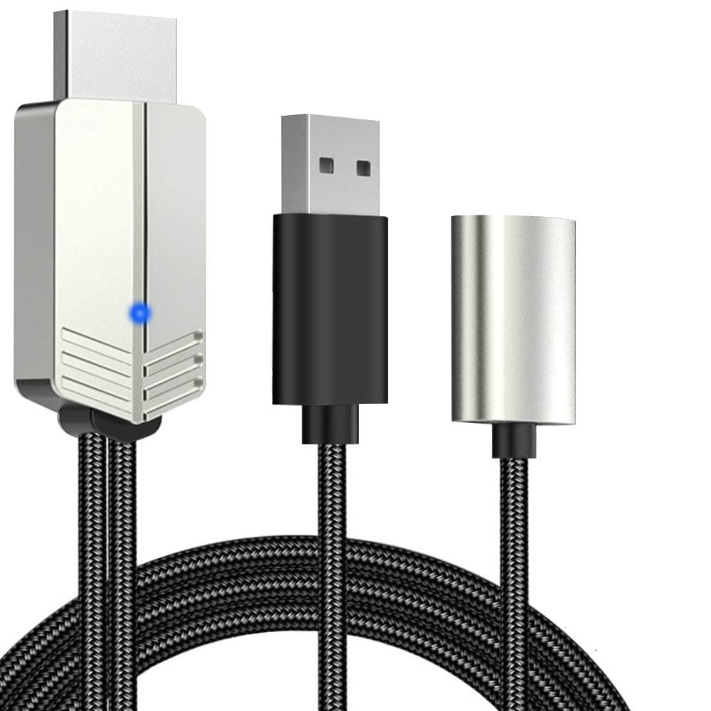 USB to HDMI Adapter Cable for Phone IPad, DIWUER Upgraded 6.6ft 1080P USB HD Cable to HDMI Adapter with Charging Port for iOS, Android, iPad to TV, Projector, Monitor