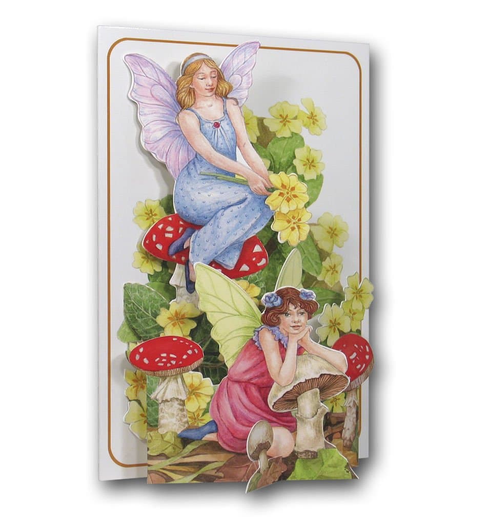 Fairies & Toadstools - a 3D Pop Up Greeting Card from