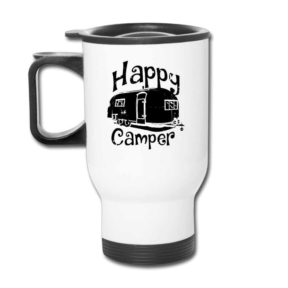 Happy Camper Reusable Coffee Mug Cup