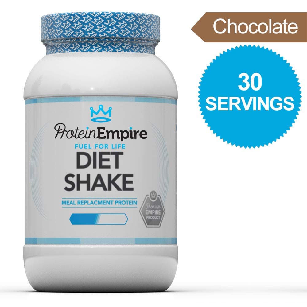 Protein Empire Diet Shake | 1.8kg, 30 Servings| Meal Replacement Shakes for Weight Loss, High Protein, Low Sugar & Fats - Chocolate