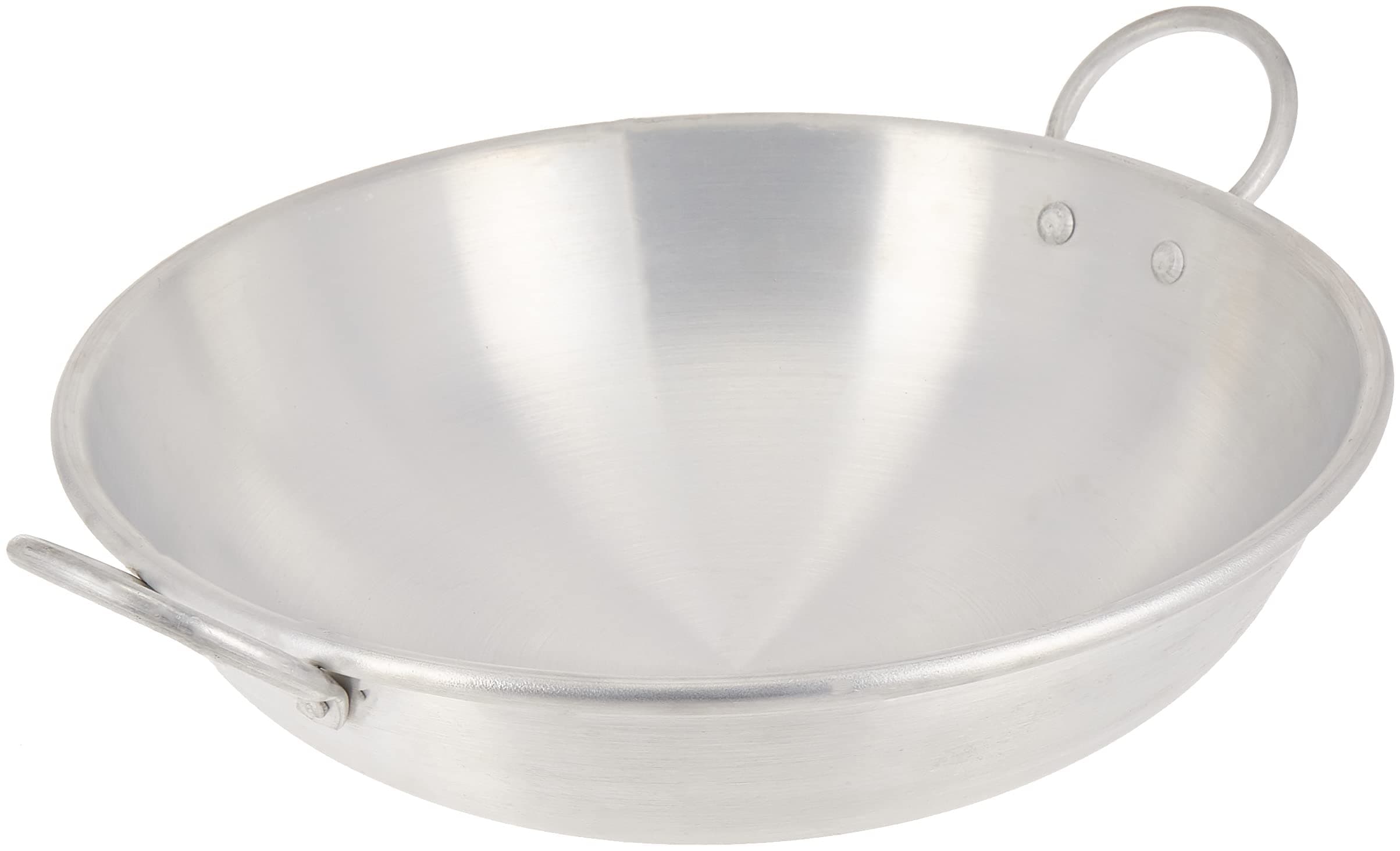 – Raj Aluminium Kadai Cooking Pot, 38 Cm, RKWK14, Indian Kadai , Stir Fry Pan , Deep Cooking Pot , Wok