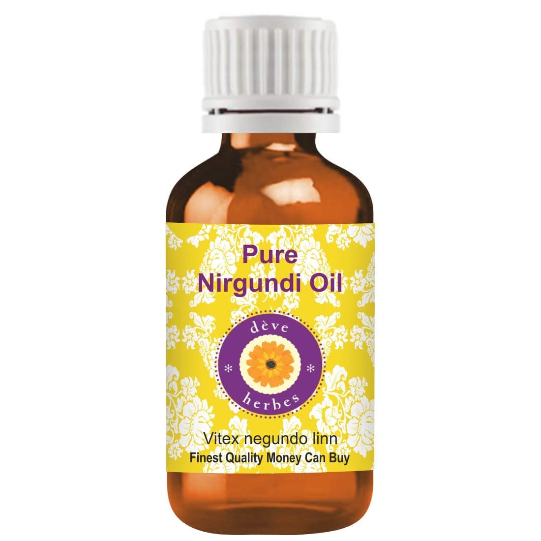 Nirgundi Oil (Vitex negundo linn) | Infused | Pure | Non-Sticky | Fast Absorbing | For Massage Blends | Men & Women | Herbal Aroma | 15ml