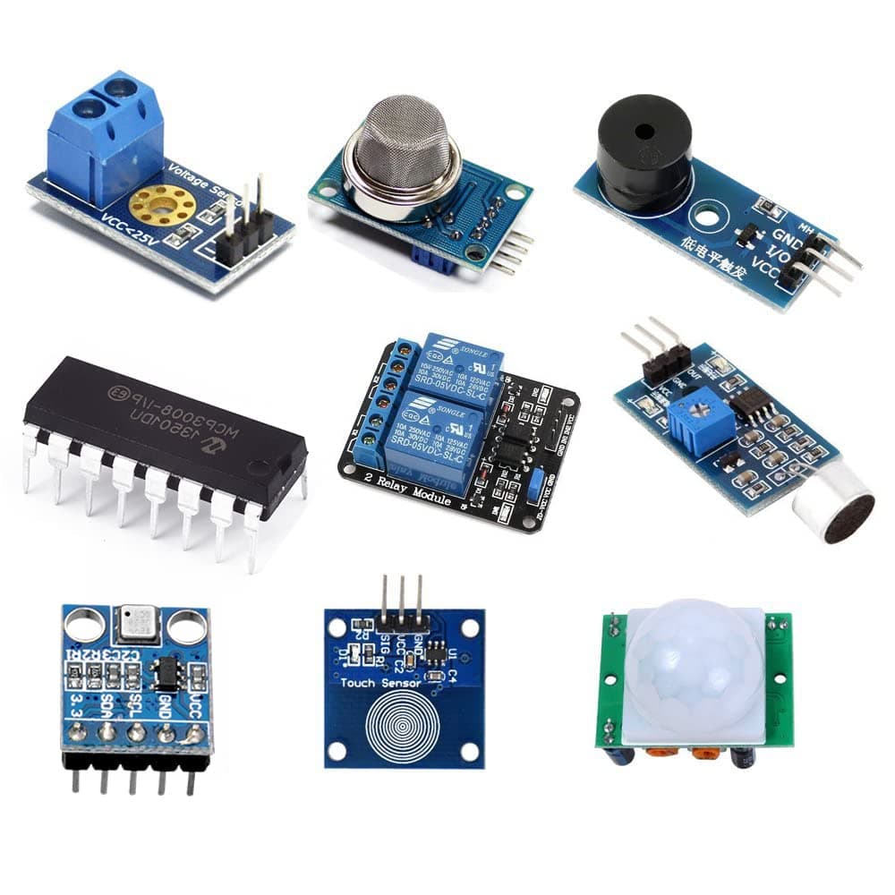 KOOKYE 16 in 1 Smart Home Sensor Modules Kit for Arduino Raspberry Pi DIY Professional